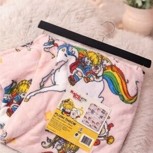 Rainbow Brite Plush Throw Blanket
